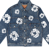 Denim Tears Type-2 All Over Wreath Dark Wash