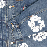 Denim Tears Type-2 All Over Wreath Dark Wash